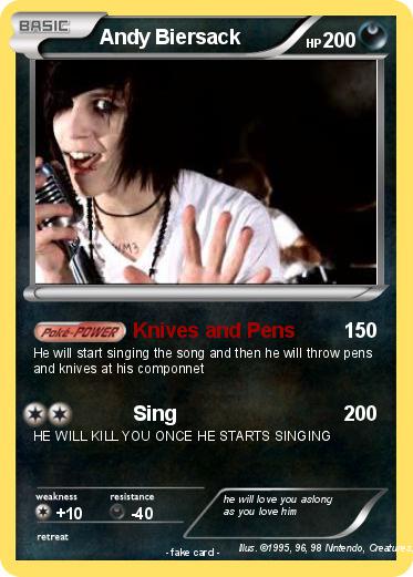 Pokemon Andy Biersack