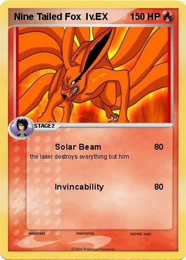 Pokemon Nine Tailed Fox  lv.EX