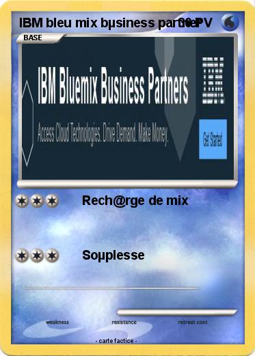 Pokemon IBM bleu mix bµsiness partner