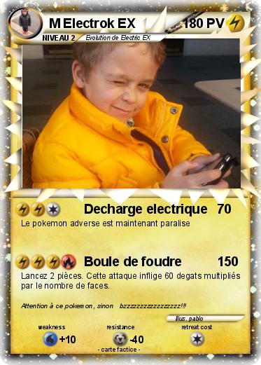 Pokemon M Electrok EX