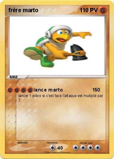 Pokemon frère marto