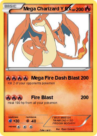 Pokemon Mega Charizard Y EX