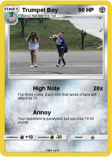 Pokemon Trumpet Boy