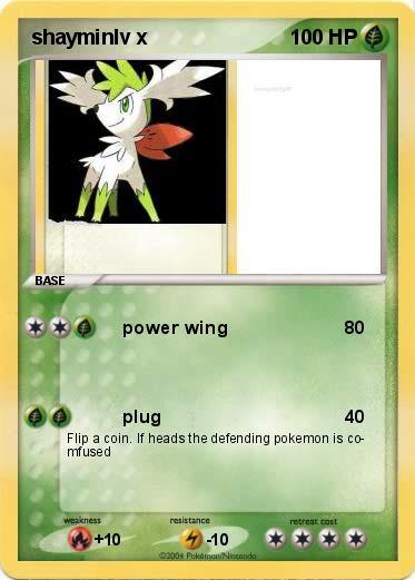 Pokemon shayminlv x