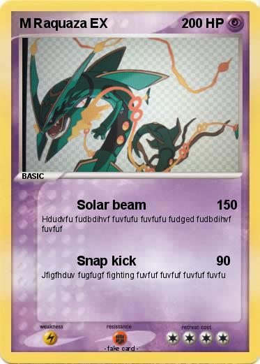 Pokemon M Raquaza EX