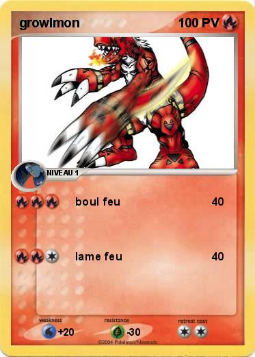 Pokemon growlmon