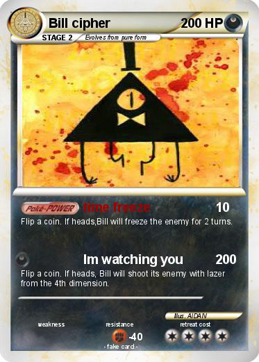 Pokemon Bill cipher