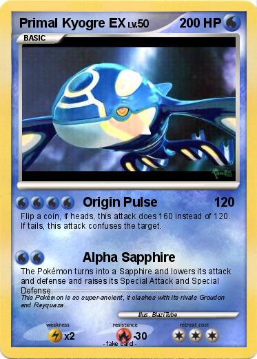 Pokemon Primal Kyogre EX