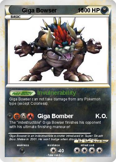 Pokemon Giga Bowser             10