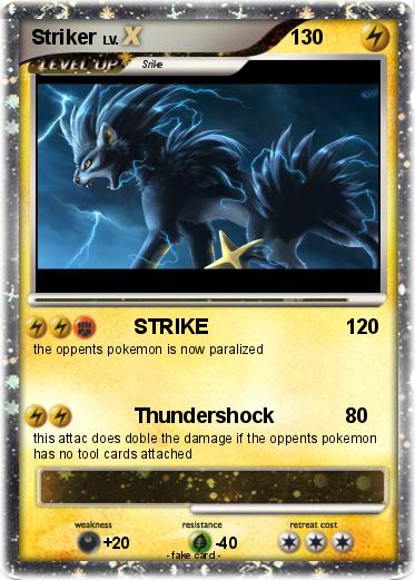 Pok mon Striker 300 300 STRIKE My Pokemon Card