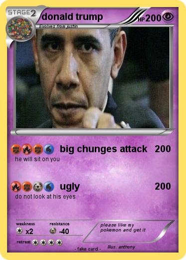 Pokemon donald trump