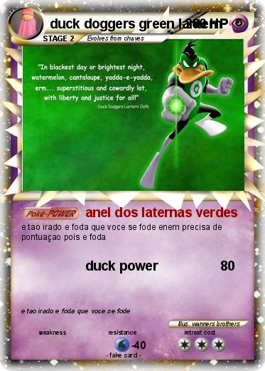 Pokemon duck doggers green lantern