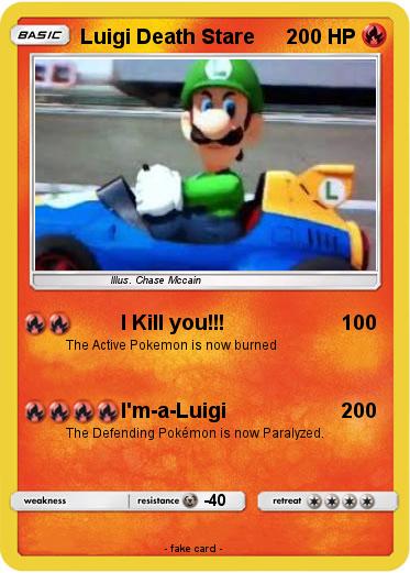 Pokemon Luigi Death Stare