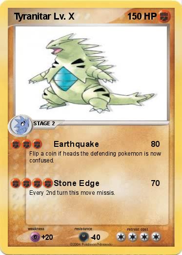 Pokemon Tyranitar Lv. X