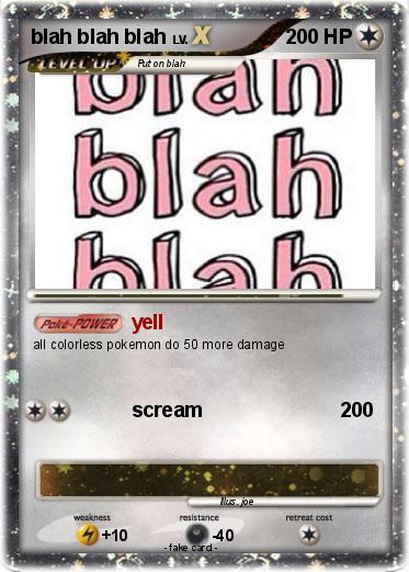 Pokemon blah blah blah