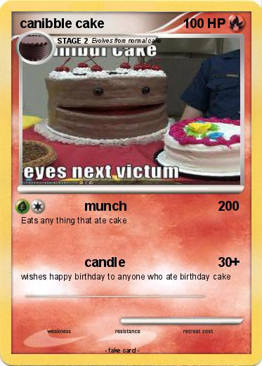 Pokemon canibble cake
