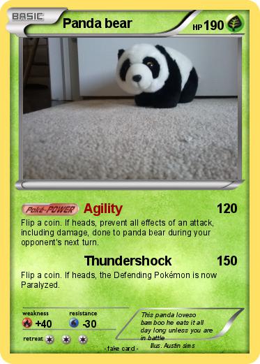 Pokemon Panda bear