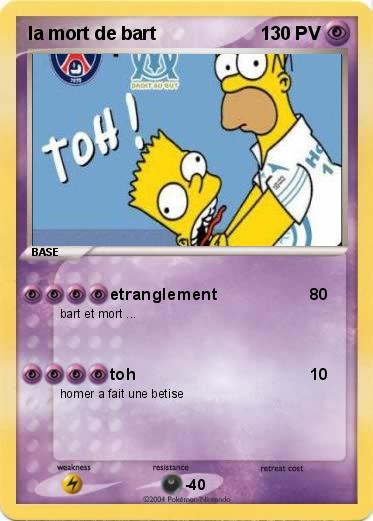 Pokemon la mort de bart