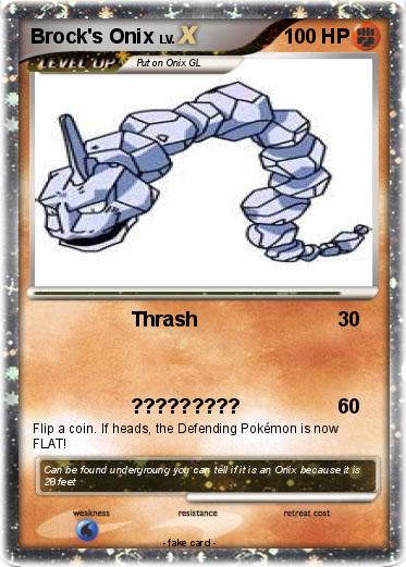 Pokemon Brock's Onix