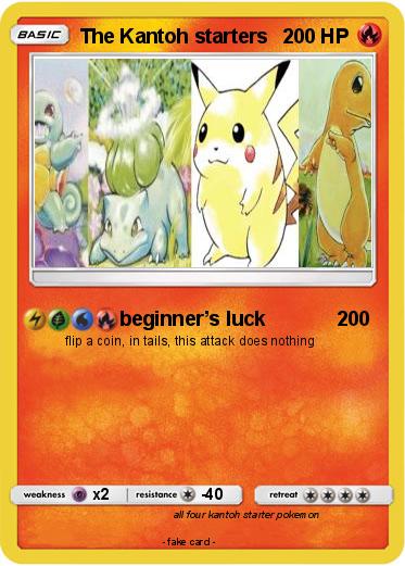 Pokemon The Kantoh starters