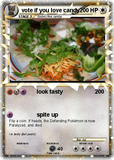 Pokemon vote if you love candy