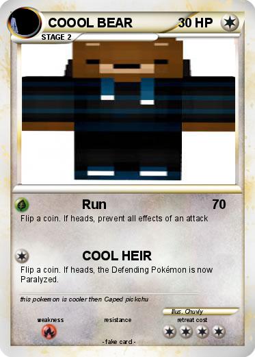Pokemon COOOL BEAR