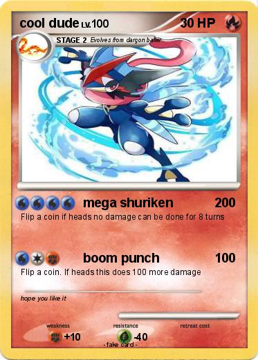 Pokemon cool dude