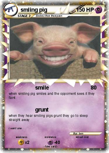 Pokemon smling pig