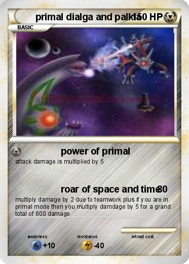 Pokemon primal dialga and palkia
