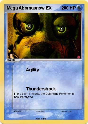Pokemon Mega Abomasnow EX
