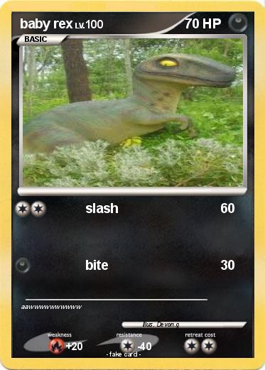 Pokemon baby rex