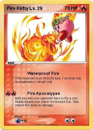 Pokemon Fire Kirby Lv. 29