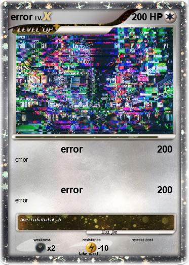 Pokemon error