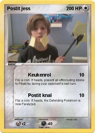 Pokemon Postit jess