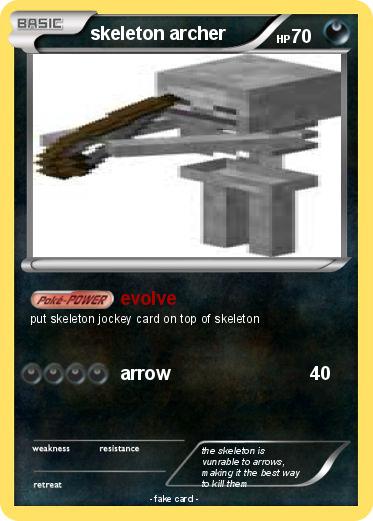 Pokemon skeleton archer