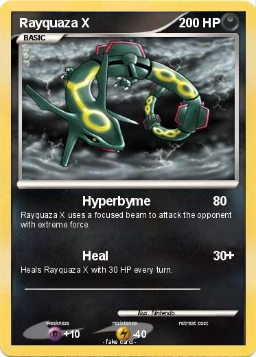Pokemon Rayquaza X