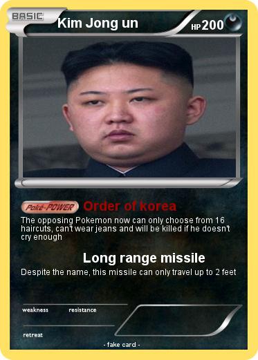 Pokemon Kim Jong un