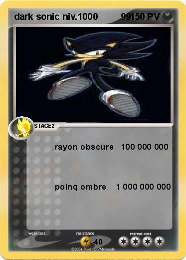 Pokemon dark sonic niv.1000         99