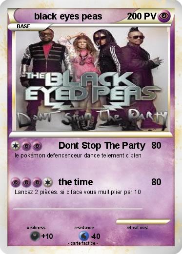 Pokemon black eyes peas