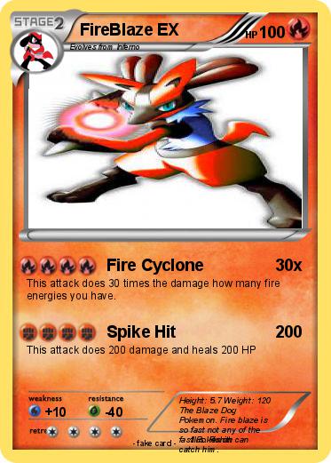 Pokemon FireBlaze EX