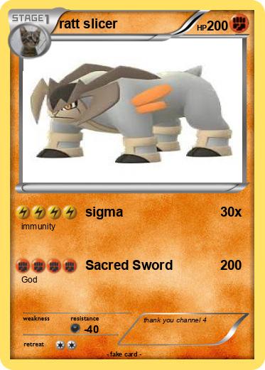 Pokemon ratt slicer