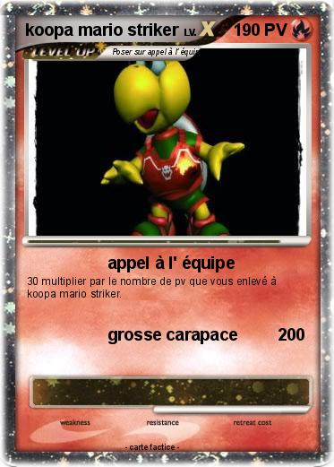 Pokemon koopa mario striker