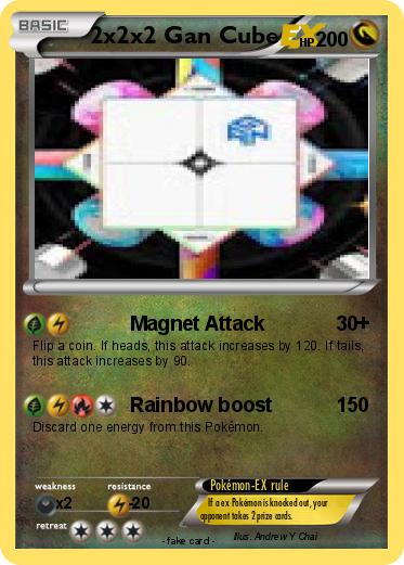 Pokemon 2x2x2 Gan Cube