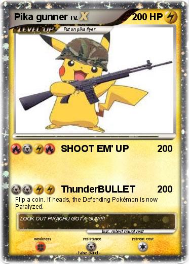 Pokemon Pika gunner