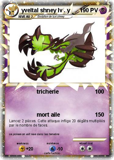 Pokemon yveltal shney lv . y