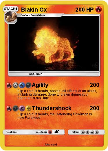 Pokemon Blakin Gx