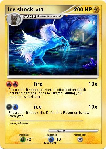 Pokemon ice shock