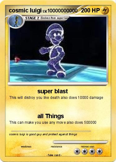 Pokemon cosmic luigi