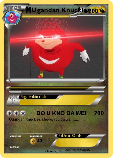 Pokemon Ugandan Knuckles