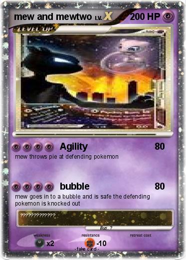 Pokemon mew and mewtwo
